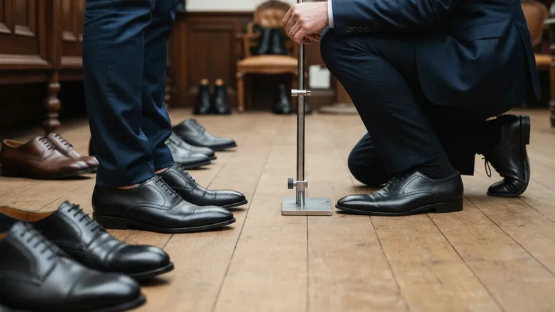 Assouplissement d'une chaussure neuve en cuir